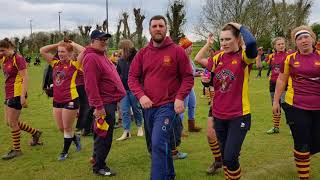 Celebrating Dursley Ladies RFC Final Match 2017-18