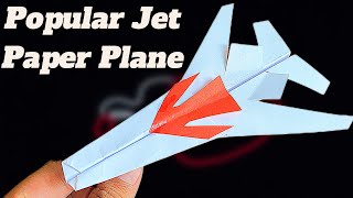 How To Make A Popular Jet Origami Airplane Paper