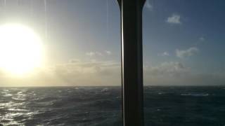 Condor Liberation listing in rough seas