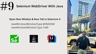 #9. Launch New Window & New Tab in Selenium 4 | Selenium 4 Feature |