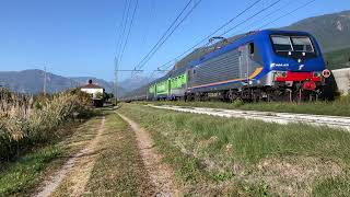 TRANSITI SULLA BRENNERO AD OTTOBRE IN 4K! #brennerbahn #ferroviadelbrennero #vectron #taurus