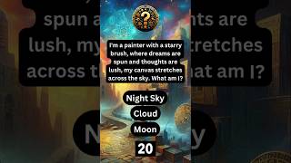 Can You Solve This Starry Brush Riddle? 🌌 #shorts #riddles #sky #brainteasers