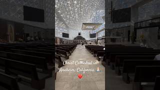 Christ Cathedral in Anaheim, California. It’s BEAUTIFUL ❤️#cathedral #catholic #god #jesus