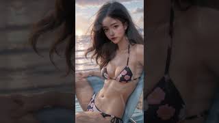 Beach丨LOOKBOOK #ai #aiart #shorts  #beauty #beautifulpictures