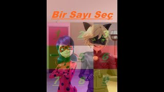 Mucize Oyunu Bir Sayı Seç /Mucize Uğur Böceği İle Kara Kedi / Ladybug