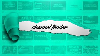 Channel Trailer Welcome To My Channel !