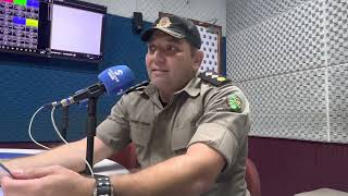 Major Patrick Dumon fala sobre segurança nas escolas e trabalho da Polícia Militar de Jaraguá