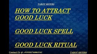 Attract Good Luck | Become a Luck Magnet | Good Luck Spell