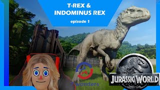 Jurassic World Evolution | Gameplay | T-Rex & Indominus Rex Membuat Kegaduhan