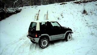 vitara front-rear locker on snow