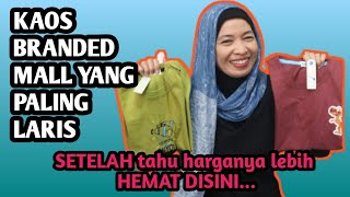 REVIEW KAOS OBLONG BRANDED MALL YANG BIASANYA BELI 2 GRATIS 1, TERNYATA DISINI JAUH LEBIH HEMAT..!!!