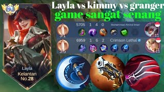 LAYLA VS KIMMY❗GAME SANGAT SENANG, LAYLA MASIH OPP