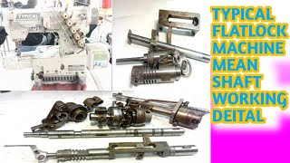 how to flatlock machine main shaft opening deital | flatlock machine ka main shaft kaise khole