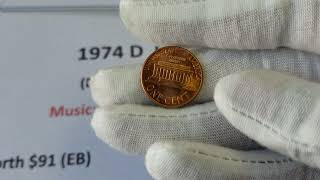 Rare 1974 D Penny Worth $5500.  Do you have it?