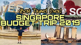 SINGAPORE on a BUDGET  2019 PART 1 BY JHUN MARTIN VLOGS