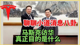 八卦：马斯克去中国的真正目的。