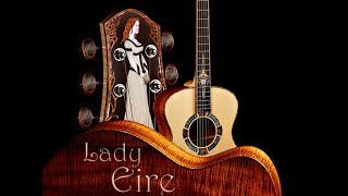 The "Lady Eire" Celtic Guitar