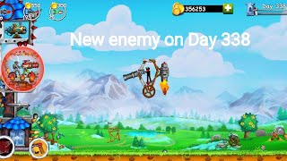 The Catapult 2 Spring Day 337 - Day 340 new enemy flying one wheel bike