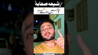 Kiya Shia Sahabah Ko Nihen Mante ? #shorts #shortvideo #shortsfeed