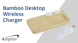 Bamboo Desktop Wireless Charger by 4imprint Canada