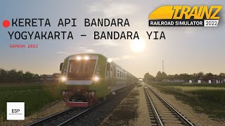 KERETA API BANDARA YIA | TRAINZ SIMULATOR INDONESIA