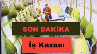 Zararsız atlatılan iş kazası.