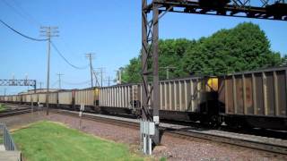 Union Pacific 6550 Pounds Across the Diamonds in Rochelle, IL.