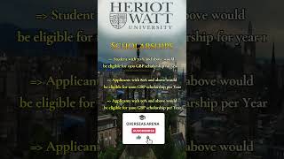 Apply in Heriot-Watt University for Sep 23 Intake #studyabroad #abroadstudy #studyinuk #shorts