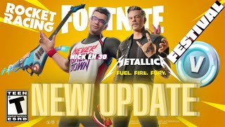 Metallic and Nick ah 30 Are In The New Fortnite Update And it is Awesome