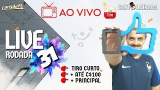 💥💥 RODADA 31 LIVE DE DICAS CARTOLA FC 2019  - DESCULPEM MAS VOU SÓ MOSTRAR MEU TIME!!!