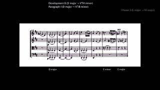 A preview: the 1st movement of Joseph Haydn's D-major String Quartet, Opus 20 No. 4