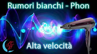 Rumori Bianchi Phon Alto per Rilassarsi e Addormentarsi per Bambini e Neonati e per Studiare