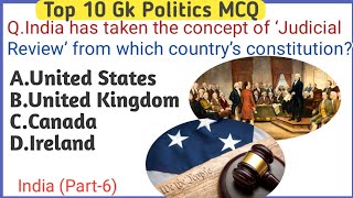 Top 10 general knowledge questions Politics||Indian Top 10 politics important questions in english