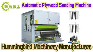 Wood Working Single Side Wide Belt Sanding Machine for Plywood Veneer Hummingbird machinery