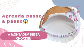 Aprenda a fazer o colar/Chocker passo a passo, gostou já se inscrever no canal e deixa seu like