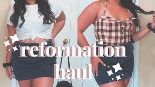 CURVY GIRL REFORMATION HAUL | Sincerely, Steph