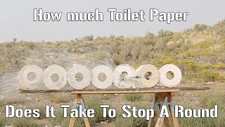 How Much Toilet Paper Does It Take To Stop A round