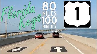 Driving Key West to Islamorada | Overland Highway & U.S. 1 | 80 miles in 100 Minutes