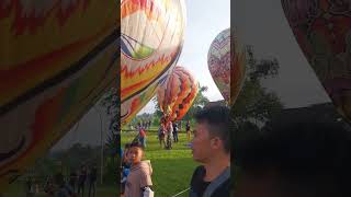 balon raksasa sebelum di terbangkan #videoshorts #viral #wongjowo #yearforyou #shorts