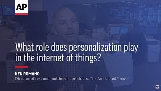 What role does personalization play in the internet of things?