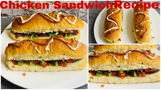 Subway Chicken Sandwich | How to make Subway Chicken Sandwich | Easy and delicious | Everydayfood