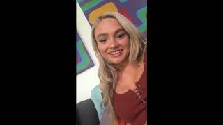 Natalie Alyn Lind busty and surprised!  VIDEO LOOP!