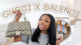 VLOGTOBER DAY 1: UNBOXING A GUCCI x BALENCIAGA COLLAB BAG FT. TOPZOE | Shalaya Dae