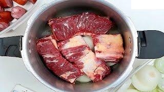 Como Fazer Costela na Panela de PRESSÃO com Linguiça Calabresa