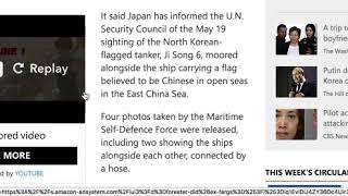 Japan navy spots suspected China ship next to North Korea tanker