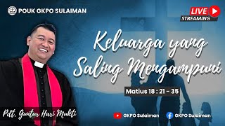 Ibadah Live Streaming | Minggu 15 Oktober 2023 | BULAN KELUARGA | POUK GKPO Sulaiman |