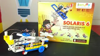 Solaris 6 An Amazing Solar Project STEM DIY Kit - Unboxing and Test Peephole View Toys