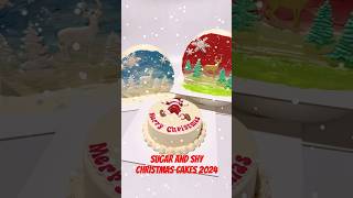 Sugar and Shy Christmas Cakes 2024 💕 #shorts #shortvideo #short #youtubeshorts #viralvideo #viral