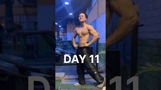 Chest growing tips - DAY 11 #bodybuilding #gym #aesthetic #natural #minivlog #day11 #natty #explore