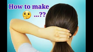 new tricky big french hairstyle || twisting bun || summer hairstyle || hairstyle by shameela ||